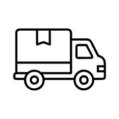 Delivery truck shipping logistics transportation vehicle service package moving cargo van transport fast freight