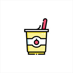 vector illustration of a cartoon character