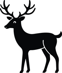 deer silhouette vector