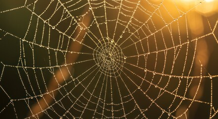 Obraz premium Game pieces connected by lines one blue among many brown on wood surface.