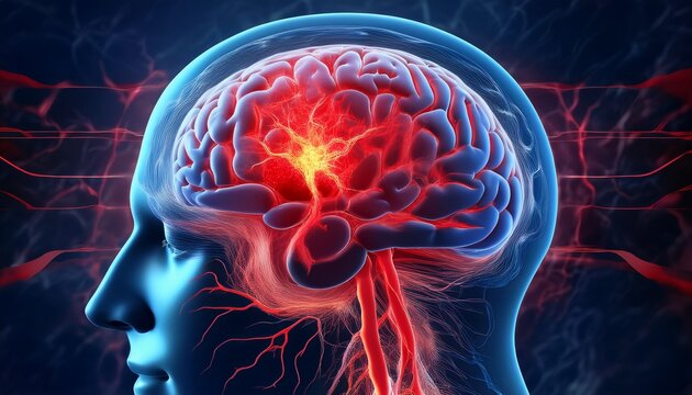 Artery Plaque causing Mini Strokes and Ministroke or transient ischemic attack as TIA stroke as blood flow in the brain blocked or heart attack as a blood clot buildup as Atherosclerosis or Emboli.