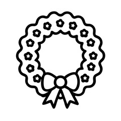 Christmas wreath holiday decoration star wreath festive wreath bow wreath winter wreath decor