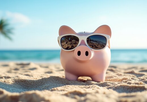sunglasses on the beach