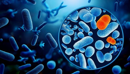 Legionella pneumophila bacteria outbreak and respiratory illness as Legionnaires disease a serious form of pneumonia as a pathology microbiology and Epidemiology symbol for antibiotic treatment.