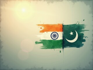 India Pakistan flag
