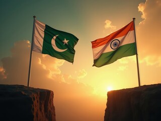 India Pakistan flag