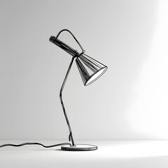 Obraz premium black office desk lamp