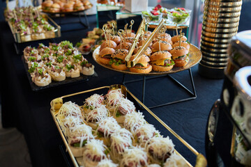 Delicious catering appetizers for parties and events