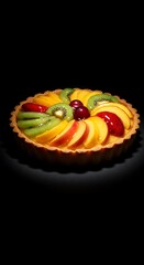 Fruit Tart with Intense Spotlight