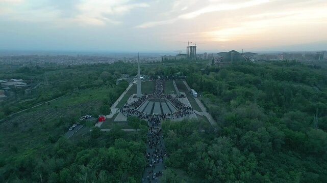 Armenian Genocide memorial in the city