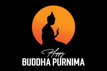 Happy buddha purnima vesak festival social media post design vector