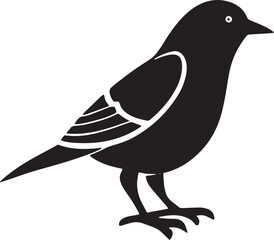 Silhouette Adorable Home Sparrow Clip Art