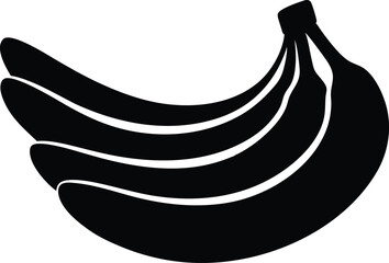 Silhouette Bananas Clip art
