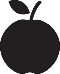 Silhouette Orange Fruit