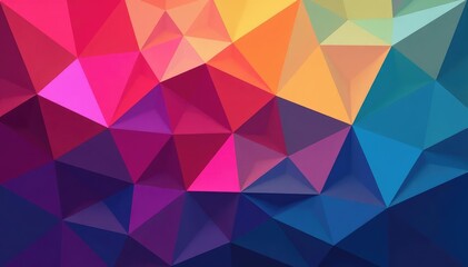 Obraz premium Repeating triangles forming a colorful mosaic, mosaic, texture background