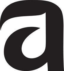 A typography logo a text logo design