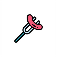 vector illustration of a shovel