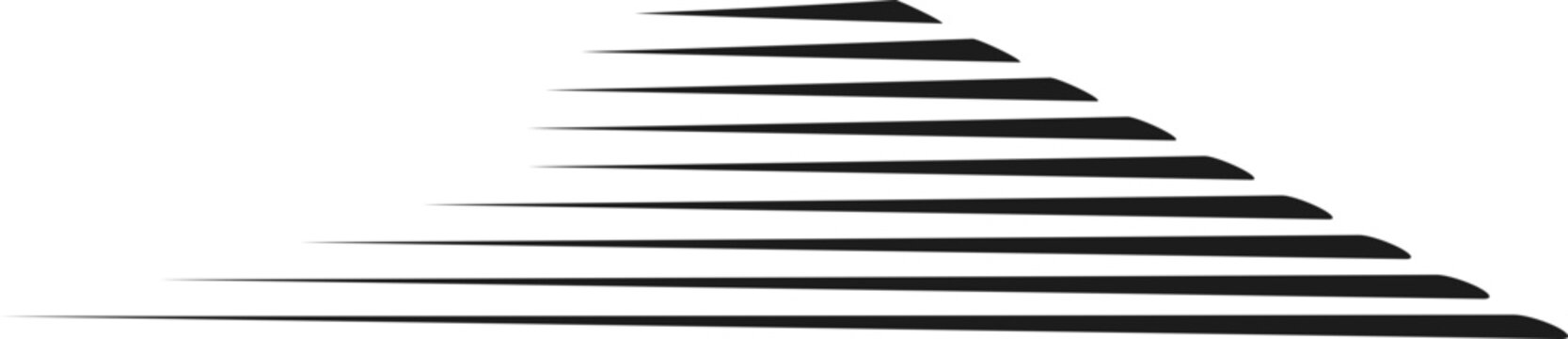 Parallel lines with sharply defined edges, forming a precise and striking composition.