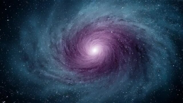 Swirling galactic vortex in space with countless stars and clusters, creating a cosmic, dreamy, and fantastical background.