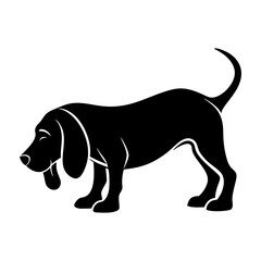 beagle dog vector illustration