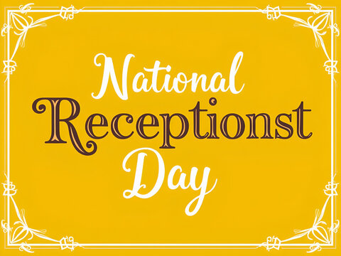 National Receptionists Day Appreciation – Office Greeting Desk Staff with Friendly Professional Service

