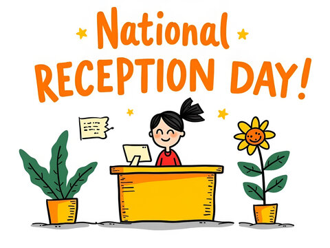 National Receptionists Day Appreciation – Office Greeting Desk Staff with Friendly Professional Service
