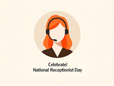 National Receptionists Day Appreciation – Office Greeting Desk Staff with Friendly Professional Service
