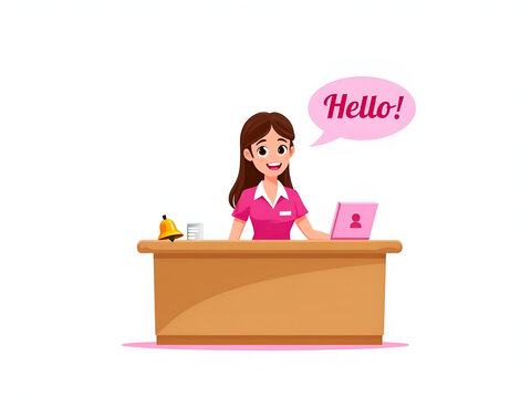 National Receptionists Day Appreciation – Office Greeting Desk Staff with Friendly Professional Service
