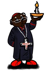 cartoon illustration of a man