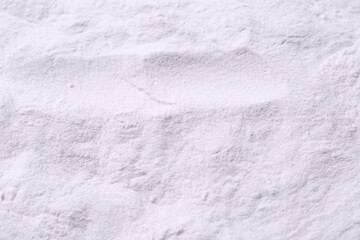 Superfood. Acerola powder as background, top view