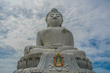 Fototapeta premium Big Buddha top tourist attraction in Phuket province Thailand
