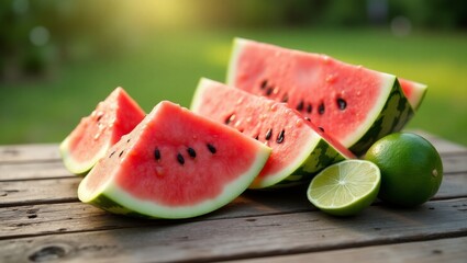 Vibrant Watermelon and Lime Summer Delight