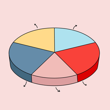 Colorful Pie Chart Illustration