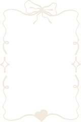 Vintage coquette frame