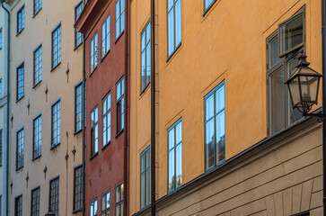 Architectural detail in the old town of Stockholm, Sweden