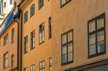 Architectural detail in the old town of Stockholm, Sweden