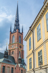 Fototapeta premium Architecture in the old town of Stockholm, Sweden