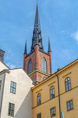 Architecture in the old town of Stockholm, Sweden