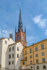 Obraz premium Architecture in the old town of Stockholm, Sweden
