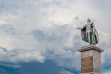 Fototapeta premium Monument to King Gustav III in Stockholm, Sweden