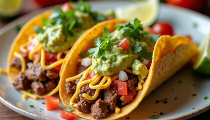 Delicious Mexican Taco Platter