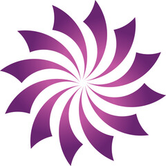 abstract flower vector in illustration