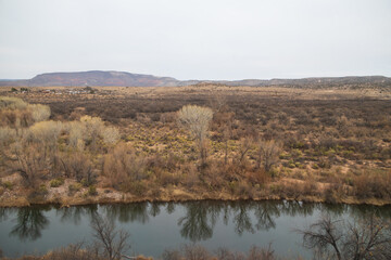 Verde River flowing through the Verde Valley