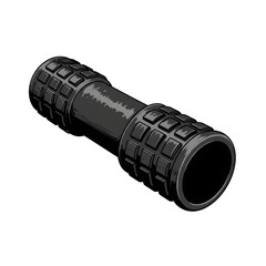 Durable Black Foam Roller for Muscle Recovery and Deep Tissue Massage