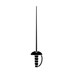 Elegant Foil Fencing Weapon A Classic Design Icon