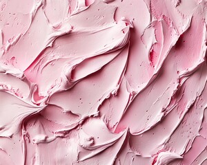 Obraz premium Swirled Pale Pink Frosting Texture