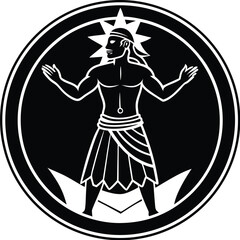 Kamehameha silhouette vector designs 5