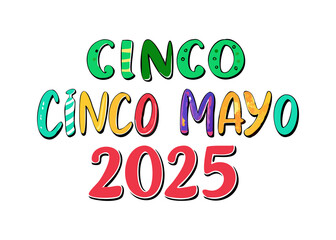 Fototapeta premium Cinco de Mayo 2025 Festive Design