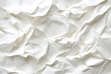 Obraz premium A close-up shot of a crumpled white piece of paper