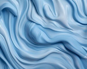 Obraz premium Abstract Swirling Light Blue Fluid Texture